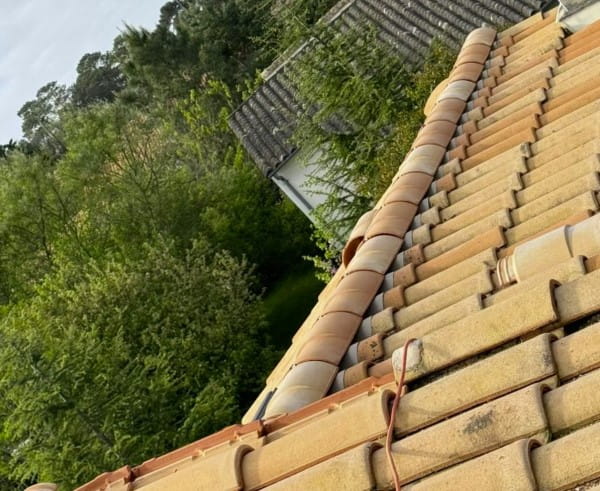 faitage en tuiles