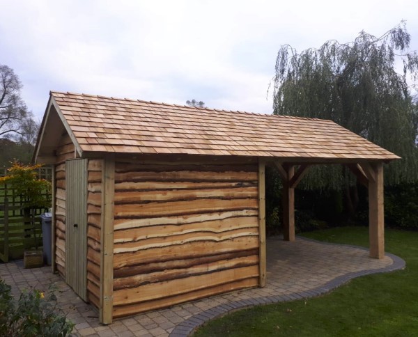 toiture tuiles pergola