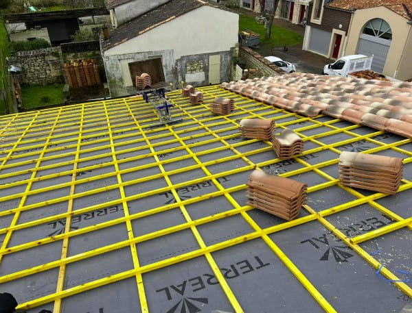 installation de toiture neuve tuiles